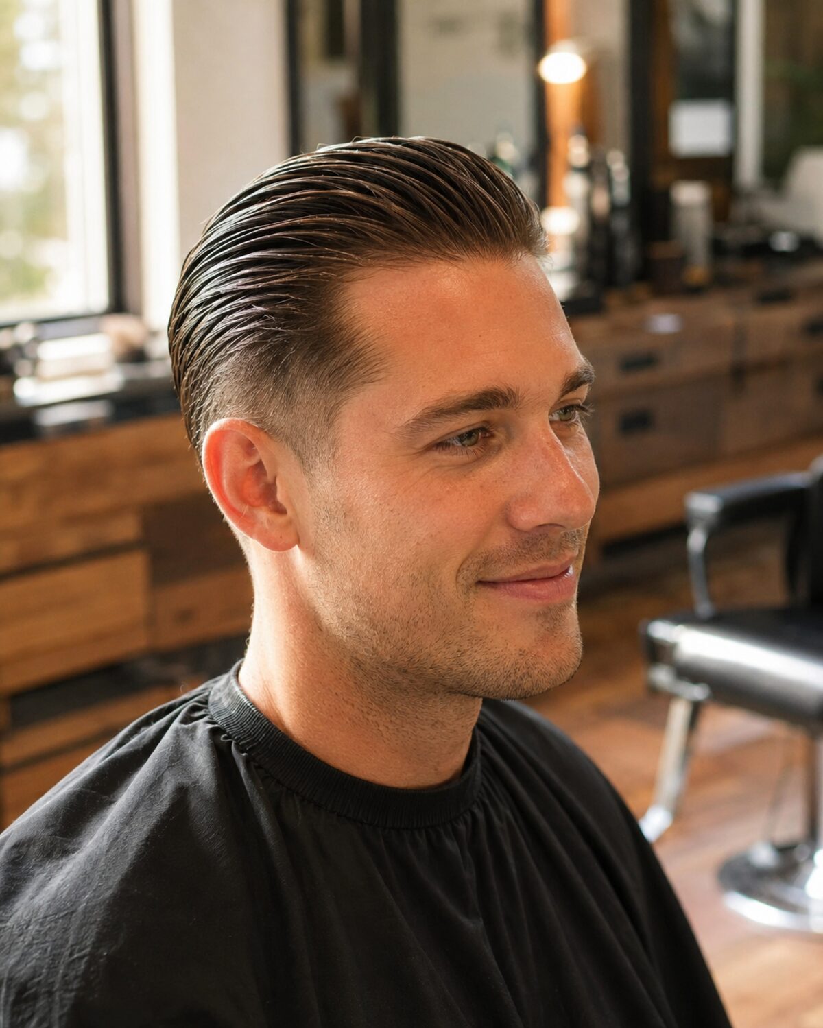 Slick back